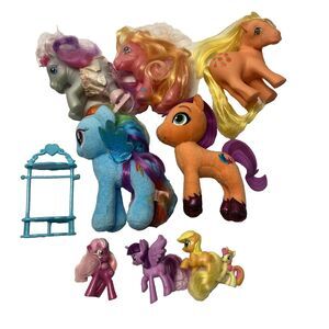 My little Pony Lot Pinky Pie  Apple Jacks Twilight Sparkles Huge 10 Piece Lot